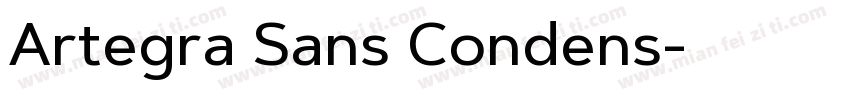 Artegra Sans Condens字体转换